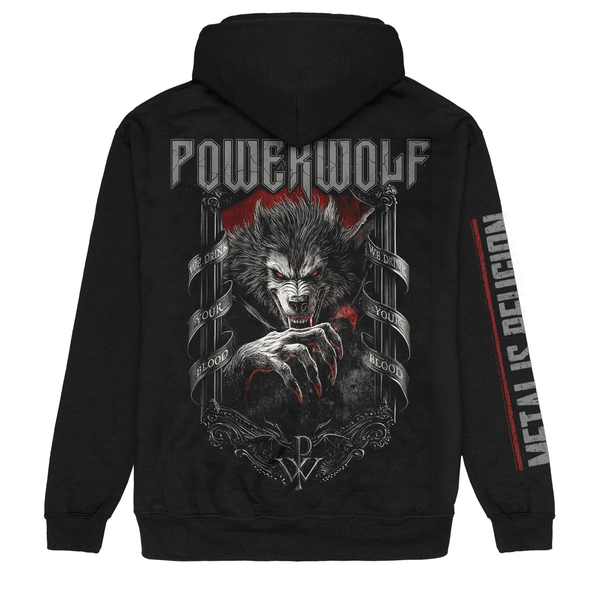 Powerwolf Blood and Religion Kapuzenpullover 444401