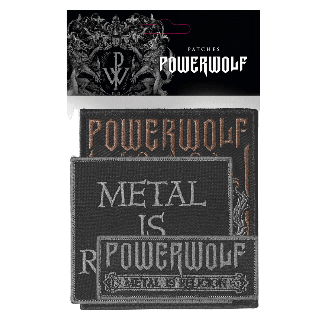 Powerwolf Flag Crest & Logo - Powerwolf