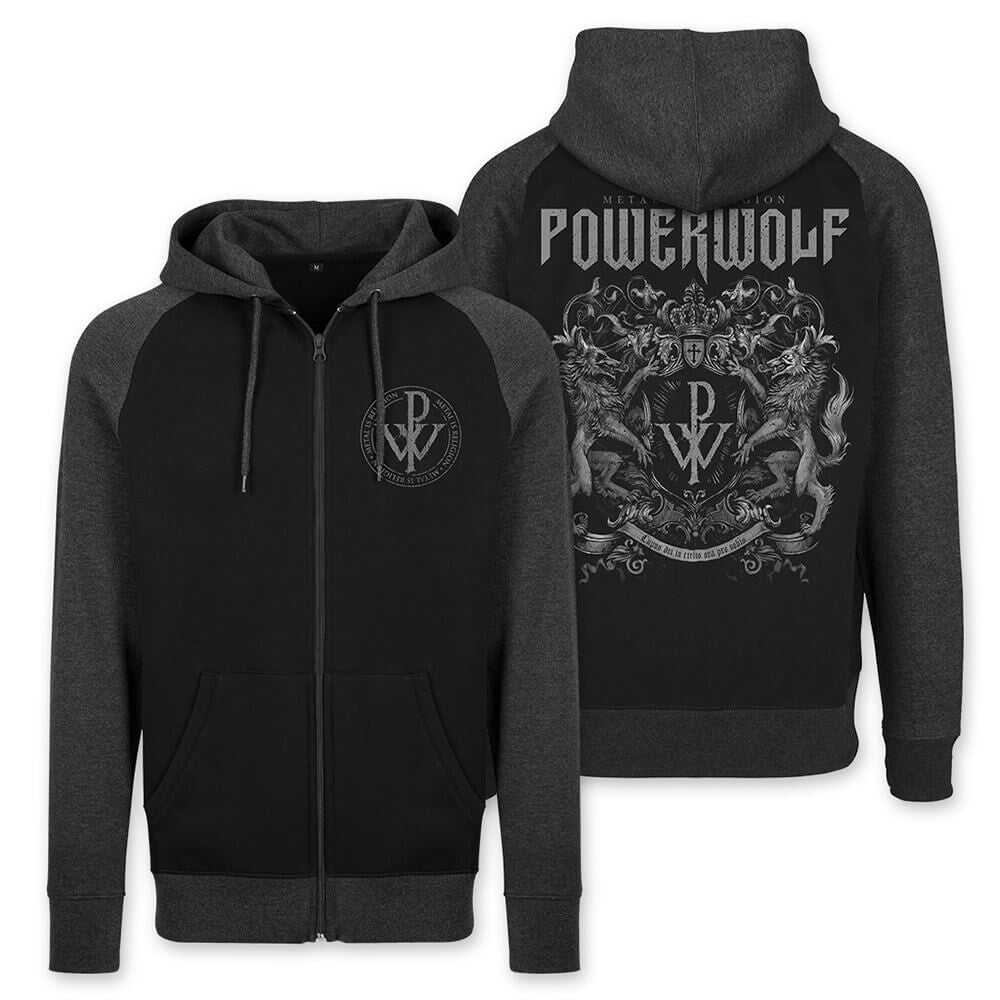 Powerwolf Crest Kapuzenjacke 2 Tone 242118