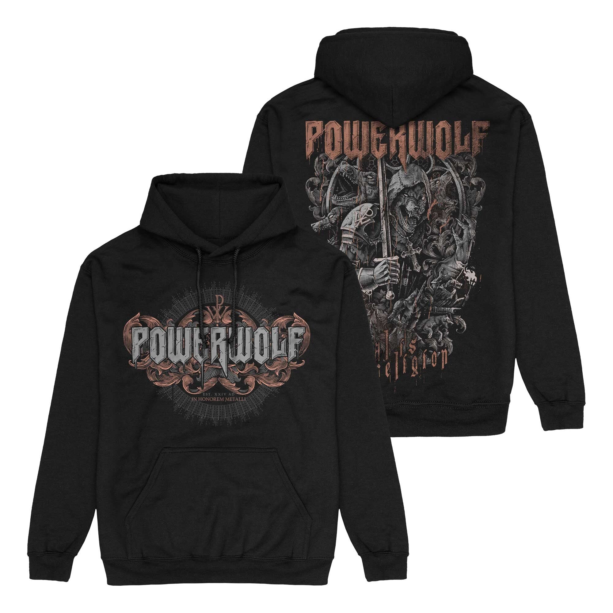 Powerwolf Knights And Wolves Kapuzenpullover 57920