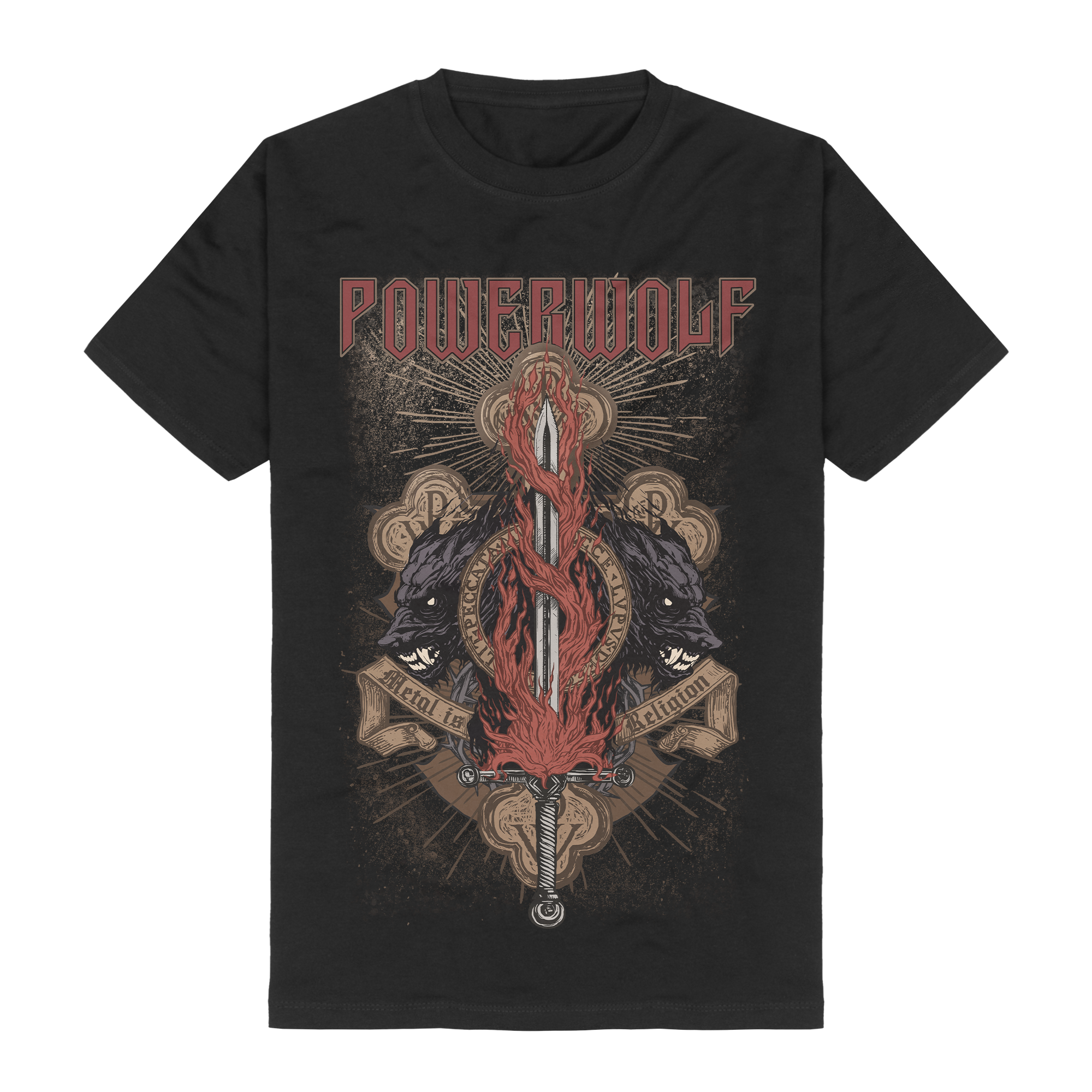 Powerwolf Sermon of Swords T-Shirt 444345