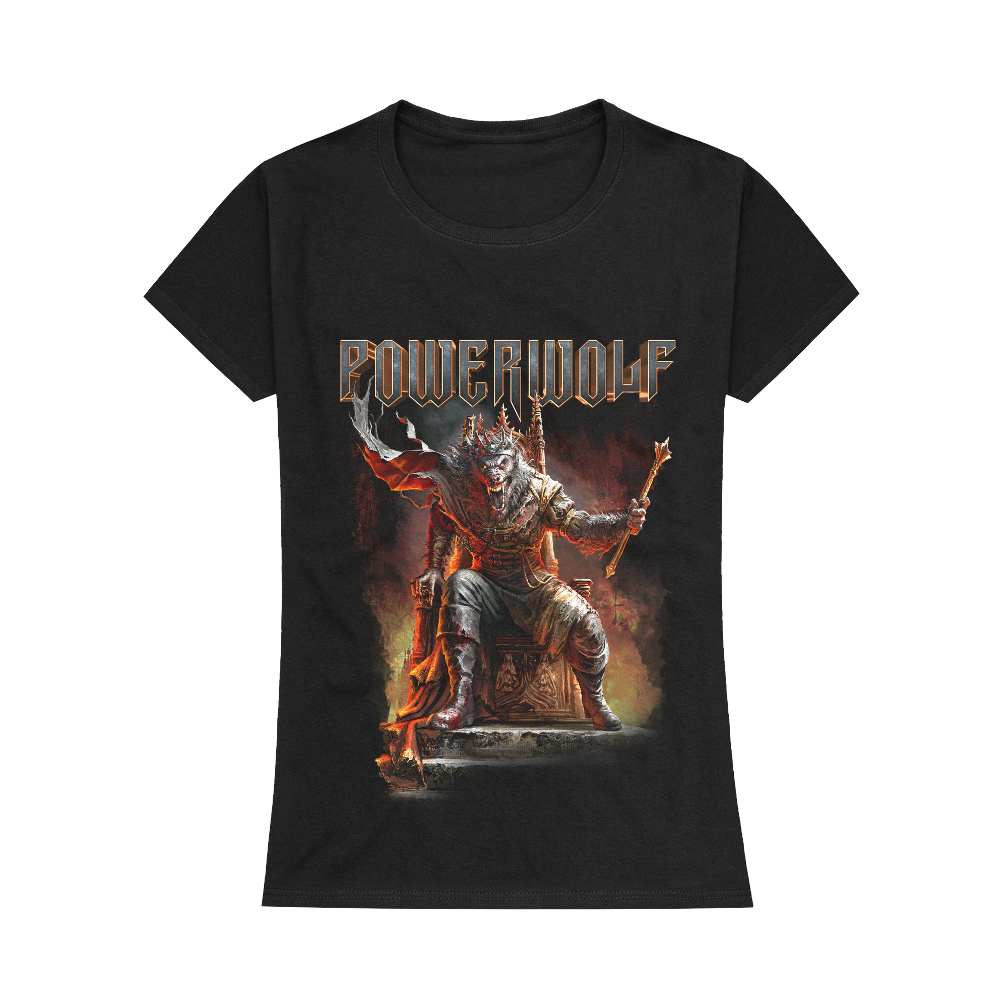 Powerwolf Wake Up The Wicked Cover Girlie Shirt 353925