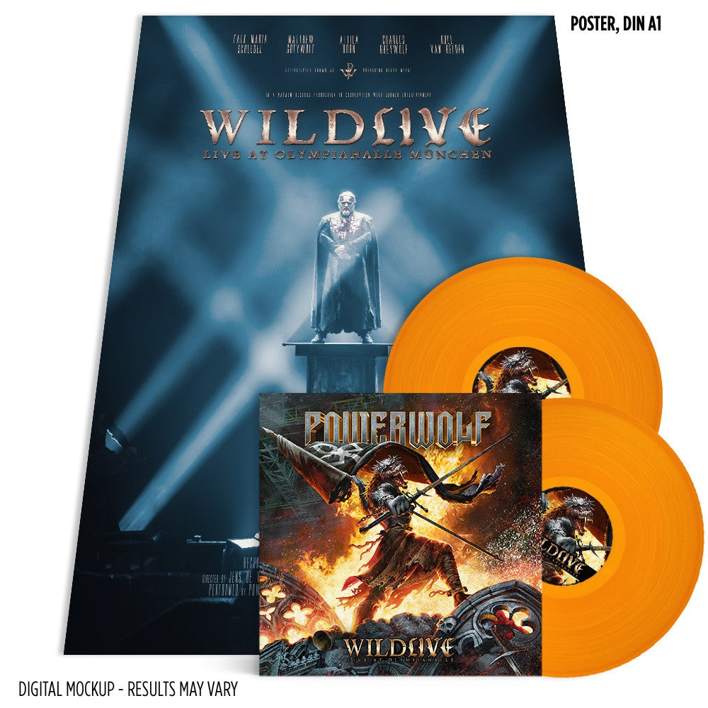 Powerwolf Wildlive (Live at Olympiahalle) 2LP exclusive coloured Vinyl 411737
