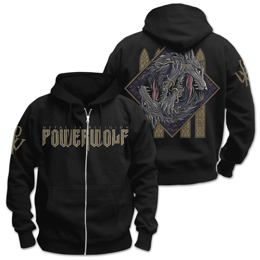 Powerwolf Wolf Sign Kapuzenjacke 154093