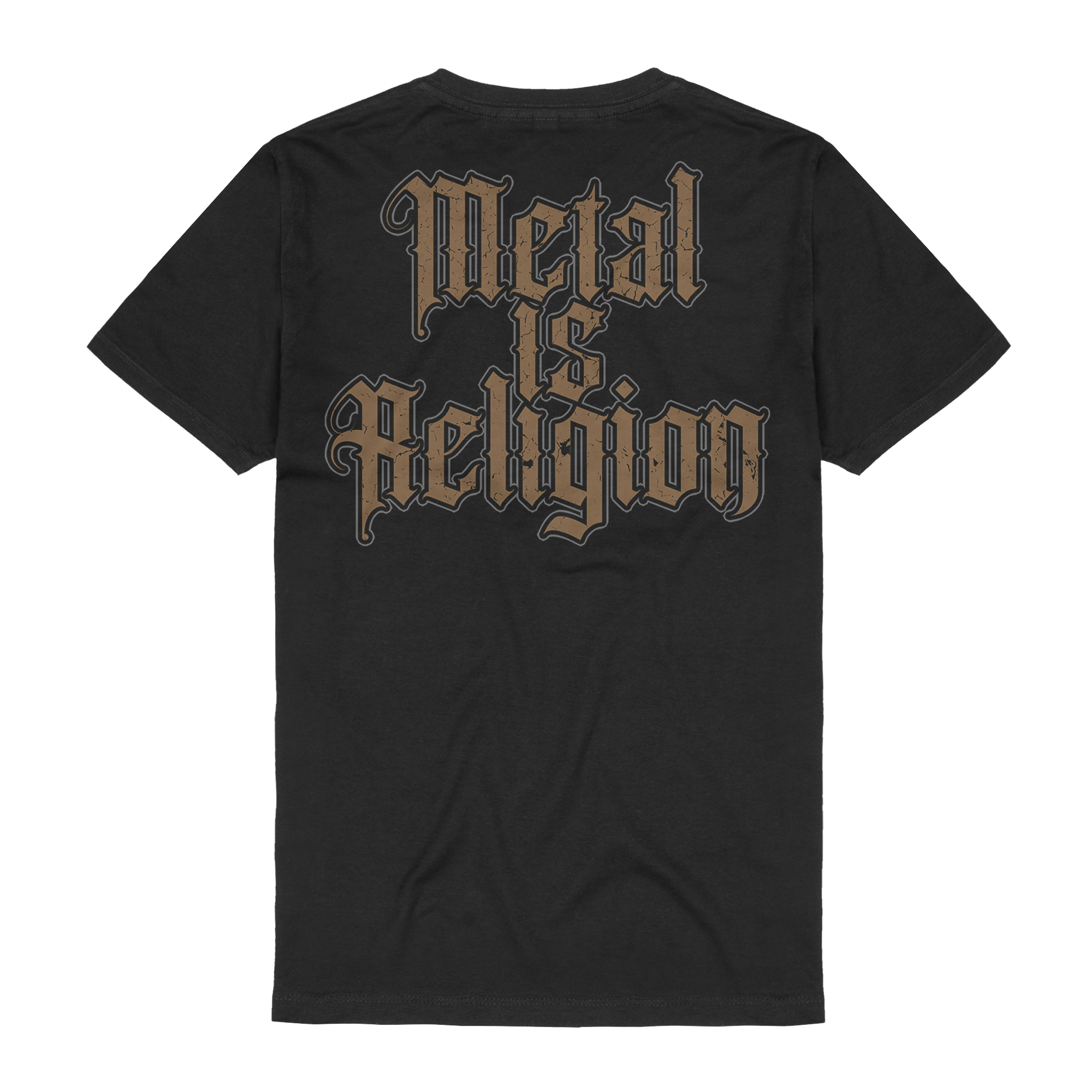T-shirt Powerwolf 'Wolf Vs Angel' - Homme - Gris Foncé - 100% Coton - Licence Officielle - Coupe Standard